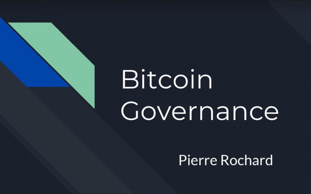 Bitcoin Governance