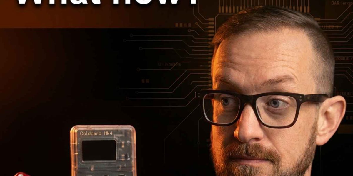Is Rolling Your Own Entropy The New Standard? (Coldcard Q&A P1)